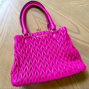 Pink Miu Miu Purse